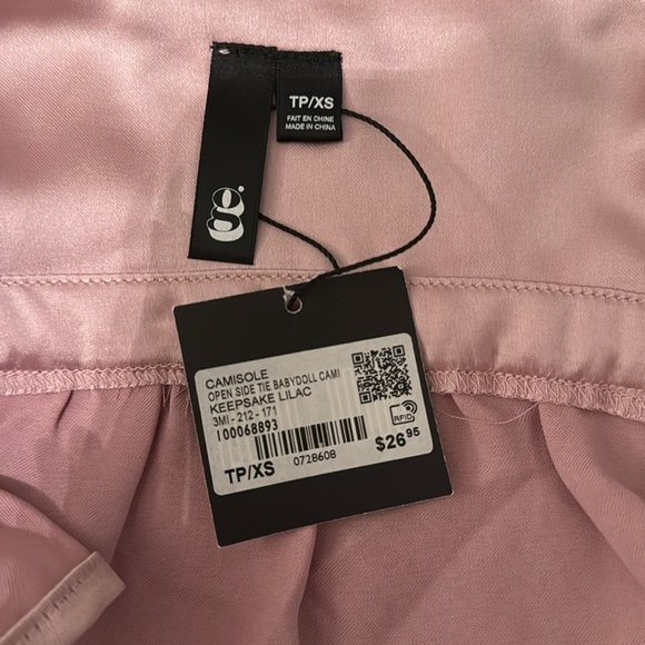 Garage open side babydoll cami keepsake lilac pink - Picture 3 of 3